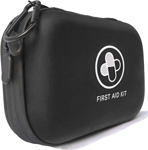 First Aid Kit 150 Piece Waterproof Hard Shell Emergency Medical Kit for Home, Camping, Hiking, Sports, Office, Adventure Portable IFAK Kits (Red) in Saudi Arabia