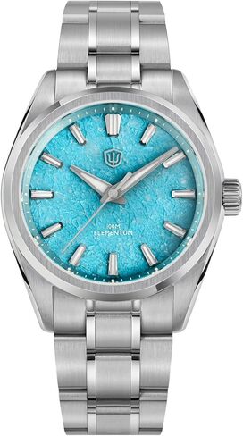 Watchdives WD0003D ساعة رجالية VH31 سويب ثانية كوارتز ساعة عنصر الحجر الطبيعي التصميم الأصلي 36 ملم كريستال الياقوت ساعة يد فاخرة 100 متر مقاومة للماء in Saudi Arabia