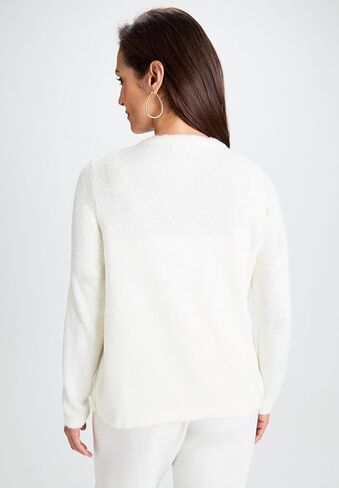 Jessica London Women's Plus Size Boucle Pearl Cardigan in Saudi Arabia
