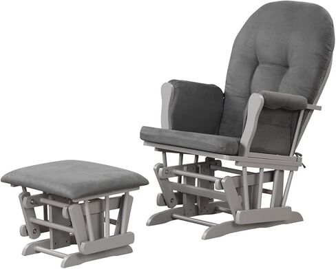 Angel Line Grayson Glider and Ottoman, Espresso w/Chocolate Cushion in Saudi Arabia