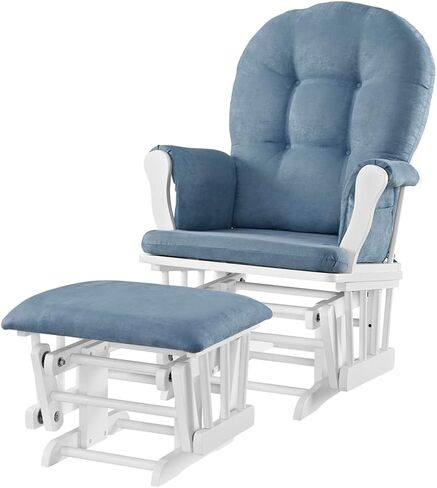 Angel Line Grayson Glider and Ottoman, Espresso w/Chocolate Cushion in Saudi Arabia