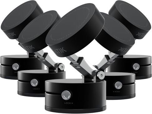 Statik HyperMount®(Gen 2) حامل هاتف مفرغ - حامل هاتف مغناطيسي، حامل هاتف سيارة بختم مفرغ، يستخدم على أي سطح، متوافق مع Apple MagSafe والحلقات المغناطيسية المضمنة لأجهزة Android in Kuwait