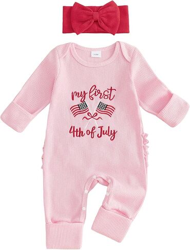 My First Easter Baby Girl Outfit Carrot Bunny Romper Jumpsuit Ruffle Butt Newborn 1st Easter One Piece Clothes in Saudi Arabia