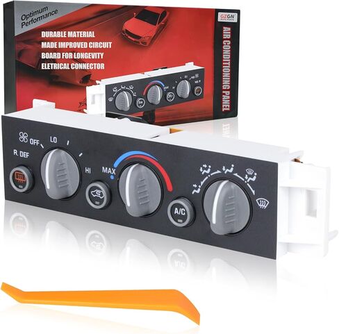 599-006 وحدة لوحة التحكم في المناخ للسخان، وحدة التحكم في المناخ A/C، مع مفتاح مزيل الضباب للنافذة الخلفية، متوافق مع 1996-2000 Chevy Suburban Tahoe GMC Yukon #9378805 15-72547 in Kuwait