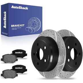 وسادات الفرامل السيراميكية لدوارات الفرامل الخلفية من AutoShack | بديل لسيارة جيب رانجلر 2007-2017 2018 رانجلر JK 3.6L 3.8L V6 4WD RWD | طقم فرامل 6 قطع in Kuwait