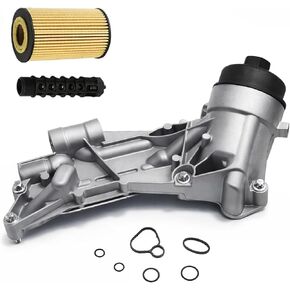 Engine Oil Cooler With Oil Filter Compatible with GM Chevy Cruze Sonic Aveo 1.6L 1.8L Compatible with Pontiac G3 1.6L 93186324 55353323 in Saudi Arabia