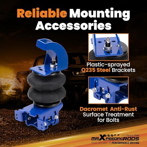 maXpeedingrods 5000 lbs Rear Air Suspension Bags Kit for Ford F-250 F-350 F-450 Super Duty 2011-2016 Air Spring Bag Kit in Saudi Arabia
