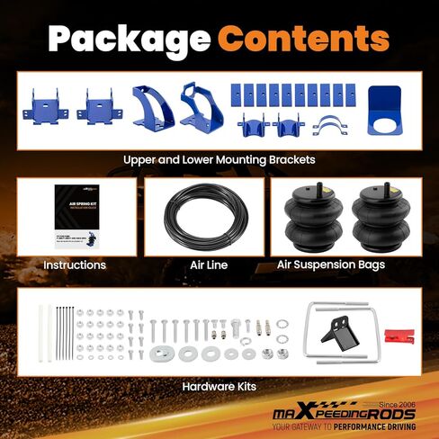 maXpeedingrods 5000 lbs Rear Air Suspension Bags Kit for Ford F-250 F-350 F-450 Super Duty 2011-2016 Air Spring Bag Kit in Saudi Arabia