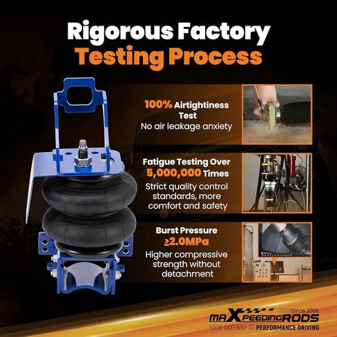 maXpeedingrods 5000 lbs Rear Air Suspension Bags Kit for Ford F-250 F-350 F-450 Super Duty 2011-2016 Air Spring Bag Kit in Saudi Arabia