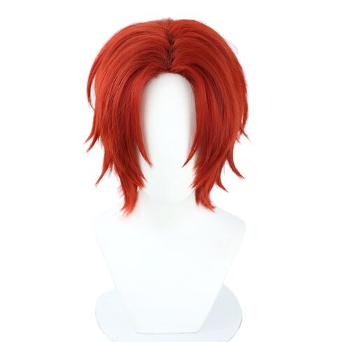 Anime Demon Agatsuma Zenitsu Wigs for Female Women Long Yellow Straight Party Hair Clip on Ponytail Cosplay Props Halloween in Kuwait