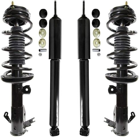 Detroit Axle - Front Struts w/Coil Springs Rear Shock Absorbers Replacement for 2013-2015 Honda Civic SE DX EX EX-L HF LX Sedan - 4pc Set in Saudi Arabia