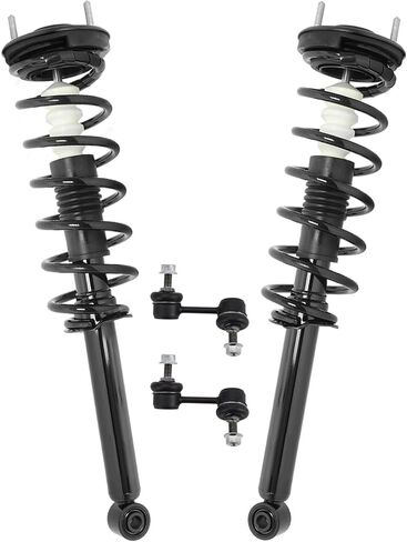 Detroit Axle - Front Struts w/Coil Springs Rear Shock Absorbers Replacement for 2013-2015 Honda Civic SE DX EX EX-L HF LX Sedan - 4pc Set in Saudi Arabia