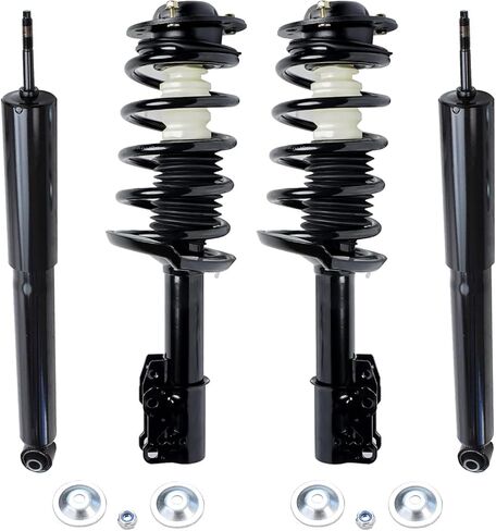 Detroit Axle - Front Struts w/Coil Springs Rear Shock Absorbers Replacement for 2013-2015 Honda Civic SE DX EX EX-L HF LX Sedan - 4pc Set in Saudi Arabia