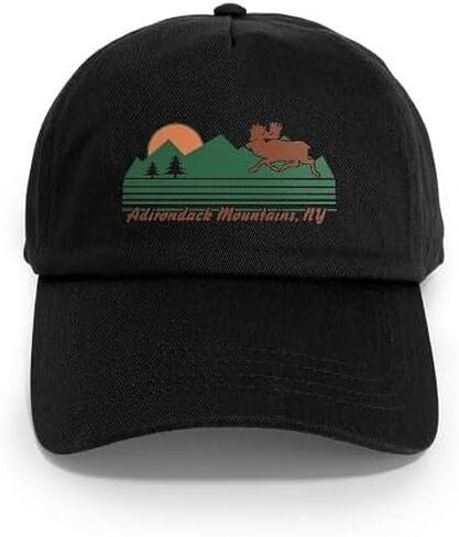 قبعة CafePress Adirondack Mountains NY قبعة بيسبول قابلة للتعديل in Saudi Arabia