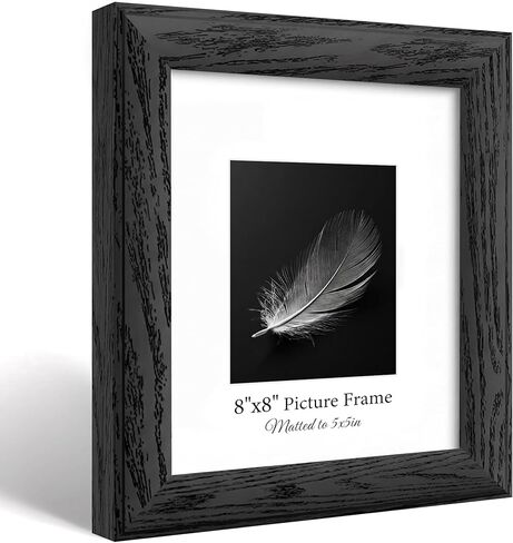 20 x 24 Picture Frame Black. 1.57 Inch Wide Wood Grain Texture, Display Pictures 16 x 20 with Mat. Horizontal or Vertical Wall 20x24 Picture Frame. in Saudi Arabia