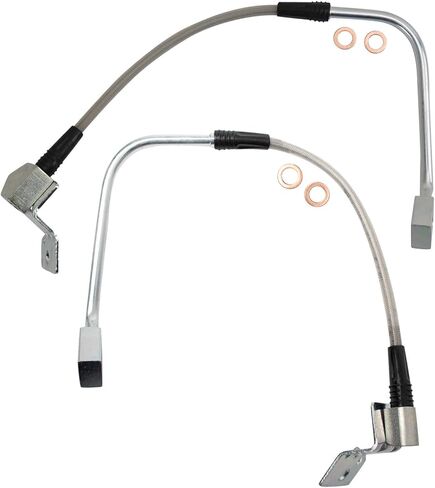 TRQ Rear Brake Hose Set Compatible with 2002-2005 Ford Explorer 2003-2005 Lincoln Aviator Mercury Mountaineer in Saudi Arabia