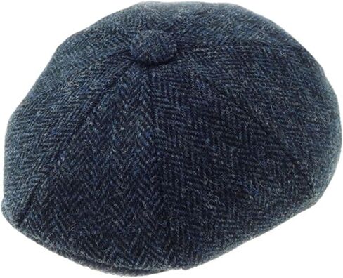 Glen Appin of Scotland Limited 100% Harris Tweed Shelby Cap Assorted Sizes Mens Head Accessories in Saudi Arabia