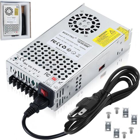36V 16.6A 600W DC Switching Power Supply، محولات عالمية AC110V/220V (SMPS)، منفذ إخراج مطور مع سلك الطاقة، مصدر طاقة 36 فولت للطابعة ثلاثية الأبعاد، نظام أمان كاميرا CCTV in Kuwait