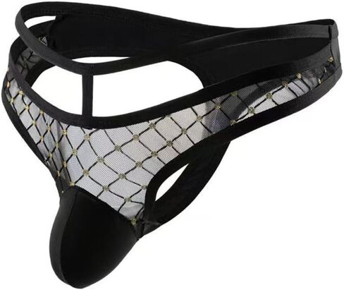 Men's Jockstrap Underwear Breathable Mesh Underwears Thongs Jock Strap Athletic Supporters in Saudi Arabia