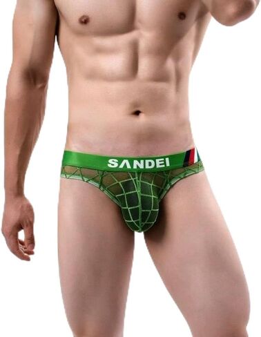 Men's Jockstrap Underwear Breathable Mesh Underwears Thongs Jock Strap Athletic Supporters in Saudi Arabia