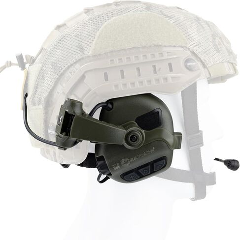 EARMOR M32X PLUS Shooting Ear Protection Tactical Headset with MIC, Nato U-174 Connector and ARC Rail Helmet Adapters in Saudi Arabia