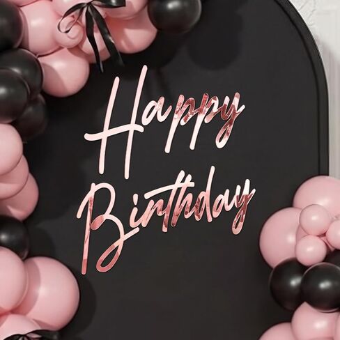Yousoontic 23 × 20 بوصة علامة عيد ميلاد سعيد لخلفية كبيرة ملصق عيد ميلاد سعيد الاكريليك مرآة ملصق مائي لقوس البالون لافتة ديكور الحائط، تقشر فيلم الأكريليك (ذهبي) in Saudi Arabia