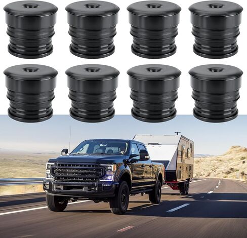 طقم البطانات المثبتة على الجسم، البطانات المثبتة على الكابينة المصنوعة من السيليكون المتوافقة مع أجزاء الجسم المصنوعة من السيليكون الفائقة لعام 2008-2016 Ford F-250 / F-350 Crew Cab 2WD 4WD لتحسين الركوب الوعرة، وملحقات الشاحنة in Kuwait