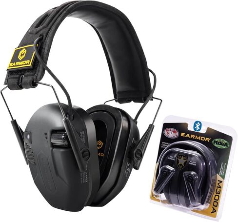 EARMOR M300T Bluetooth Hearing Protection, Electronic Ear Muffs For Shooting Noise Reduction With Gel Ear Pads in Saudi Arabia