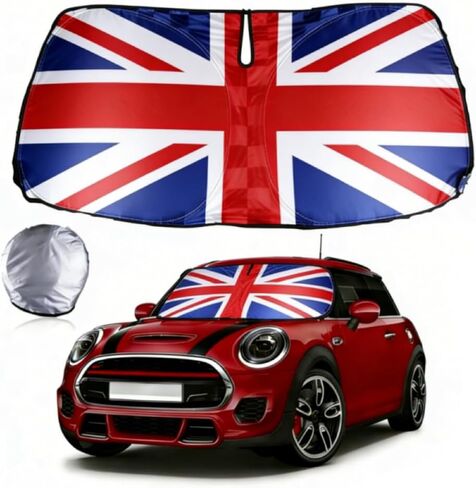Car Windshield Sun Shade for Mini Cooper Blocks 99% Heat Summer Essentials for Mini Cooper 2004-2026 Accessories in Saudi Arabia