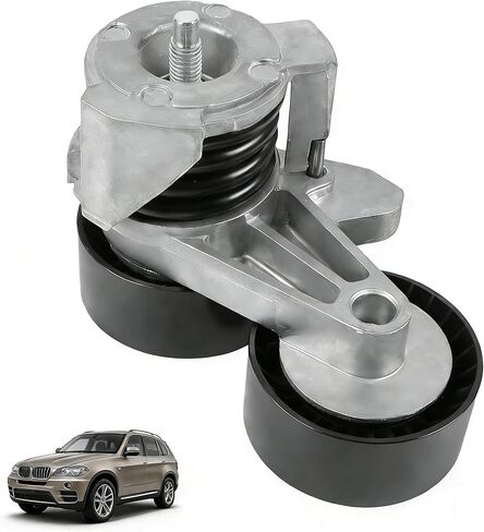 Engine Motor Belt Tensioner 11287565225 Drive Belt Tensioner W/Pulleys-Alternator Power Steering Replacement for 2007-2010 BMW E70 X5 3.0L 2996CC in Saudi Arabia