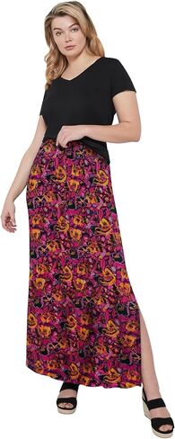ellos Plus Size Knit Maxi Skirt in Saudi Arabia