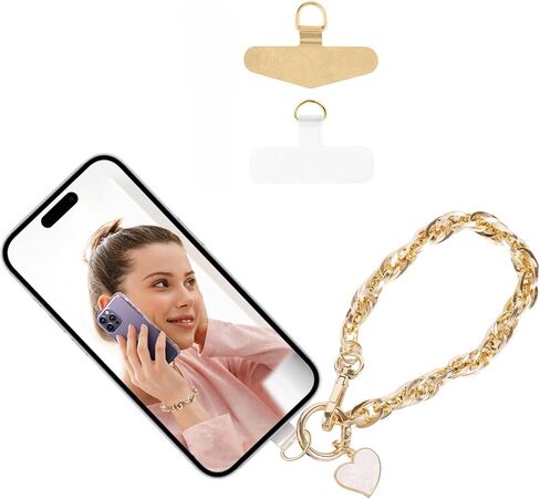 حزام معصم للهاتف الخلوي، حلية معصم مضادة للفقدان لهاتف iPhone 17 Pro Max ومعظم الهواتف المحمولة، سوار قابل للفصل in Kuwait