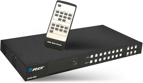 OREI 16x16 HDMI Matrix Switch – 4K@60Hz 18Gbps, HDR10+/Dolby Vision, 4K-to-1080p Downscaling, Audio Extraction, ARC Support, EDID Management, LAN/RS232/IR Control in Saudi Arabia