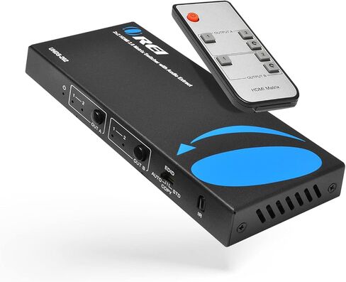 OREI 16x16 HDMI Matrix Switch – 4K@60Hz 18Gbps, HDR10+/Dolby Vision, 4K-to-1080p Downscaling, Audio Extraction, ARC Support, EDID Management, LAN/RS232/IR Control in Saudi Arabia