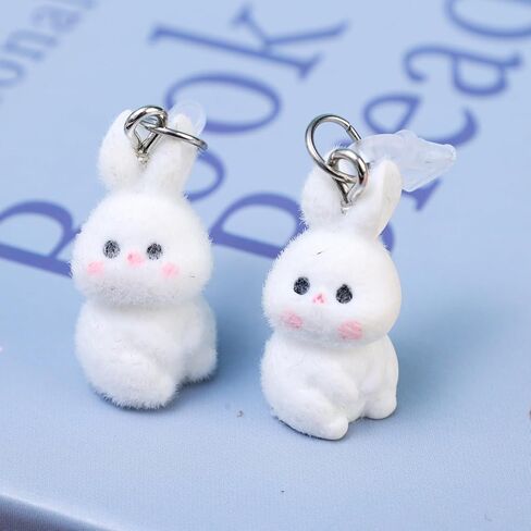 Mobile Phone Type C Charge Port Dust Plugs DIY Rabbit Pendant for Samsung Huawei Tablet USB-C Port Anti-Dust Stopper Cover,Yellow in Saudi Arabia