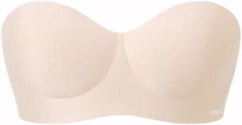 Strapless Push Up Bra for Women Cool FIT Off Shoulder–Seamless Volume Bandeau,Anti-Slip Silicone,Comfortable Support in Saudi Arabia