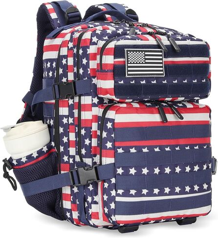 25L/45L Tactical Backpack Military Tactical Backpack Heavy Duty Molle Assault Pack for Work Gym Outdoors (1.0 25L-leopard, Small) in Kuwait