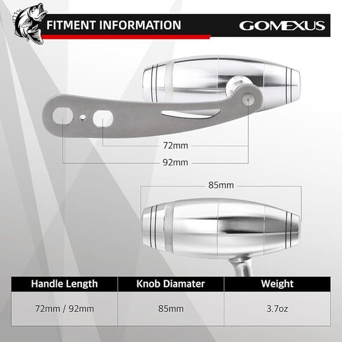 GOMEXUS Power Handle Compatible for Penn Penn Senator 112H Conventional Reel Replacement Parts in Saudi Arabia