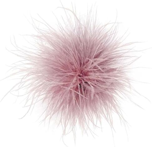 Ostrich Feather Brooch Pins,Black Oversized Corsage Hair Clip, Elegant Lapel Pin,Big Fluffy Headwear Hairpin,Fashion Alligator Clip for Women Men, Brooches for Wedding Party Dance Banquet in Saudi Arabia