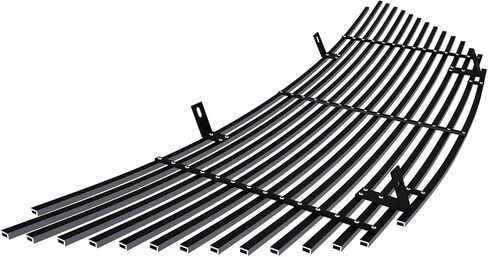 APS Compatible with Honda Odyssey 2005-2007 Main Upper Stainless Steel Black 8x6 Horizontal Billet Front Grill Grille Insert H87119J in Saudi Arabia