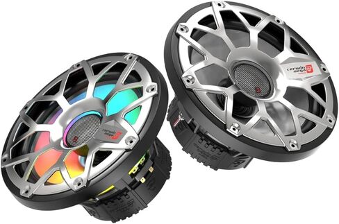 سيروين فيجا! SM69F4 - مكبر صوت ثنائي الاتجاه RPM Stroker Marine مقاس 6 × 9 بوصة مزود بمكبر صوت على شكل قبة تيتانيوم مقاس 1 بوصة وإضاءة RGB LED in Kuwait