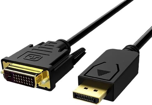 Gold Plated Plug Converter DP to VGA/DVI D/HDMI Long Cable for TV Lap*/top Computer 4K 1080P HD Display Port Adapter(DP to VGA) in Saudi Arabia