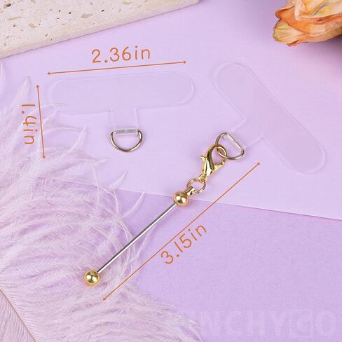 Beadable Phone Tether Tap Accessories Lanyard Pad for Mobile Phone in Saudi Arabia