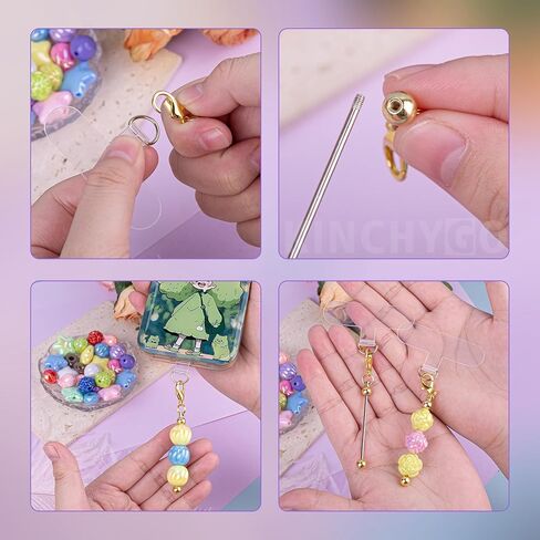 Beadable Phone Tether Tap Accessories Lanyard Pad for Mobile Phone in Saudi Arabia