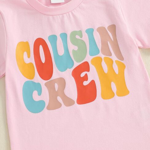 Toddler Baby Girl T-Shirt Summer Tops Letter Graphic Print Short Sleeve Crew Neck Tee Kids Cute Clothes in Saudi Arabia