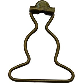 Amanaote مقاس 1.25 سم من الداخل مقاس سفلي برونزي، مشبك تعليق إجمالي، حزمة من 12 قطعة in Kuwait