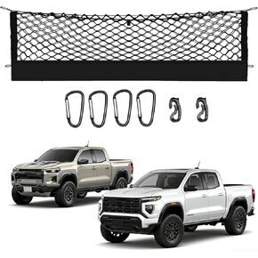 Truck Bed Cargo Net Truck Netting Fit for GMC Sierra/Chevy Silverado 1500 2500 3500HD 2013-2026 Pickup Tailgate Organizer Net Heavy-Duty Elastic Truck Storage Grocery Mesh Net-Envelope Style in Saudi Arabia