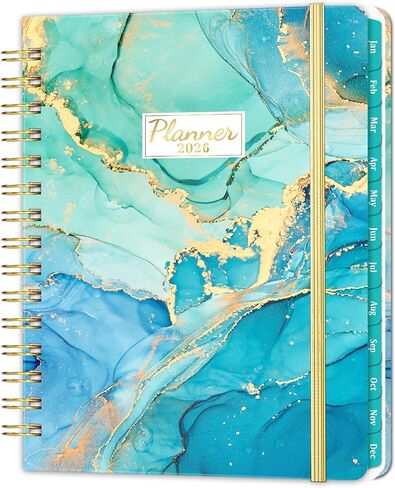 2026-2027 Planner - Planner 2026-2027, Weekly and Monthly Planner, July 2026 - June 2027, 6.4" x 8.5", Monthly Tabs, Hardcover, Daily Organizer in Saudi Arabia