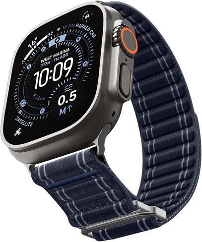 Spigen for Apple Watch Band, Compatible with Ultra 3/2/1 49mm, Series 11/10 46mm, 9/8/7 45mm, SE3/SE2/SE/6/5/4 44mm, 3/2/1 42mm Lightweight Fabric Strap in Saudi Arabia