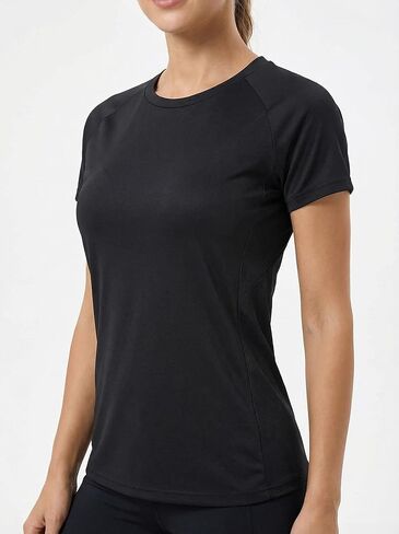 Women's Short Sleeve Compression Shirt – Moisture-Wicking Athletic Top for Running, Yoga, and Gym Workouts in Saudi Arabia